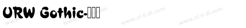 URW Gothic字体转换